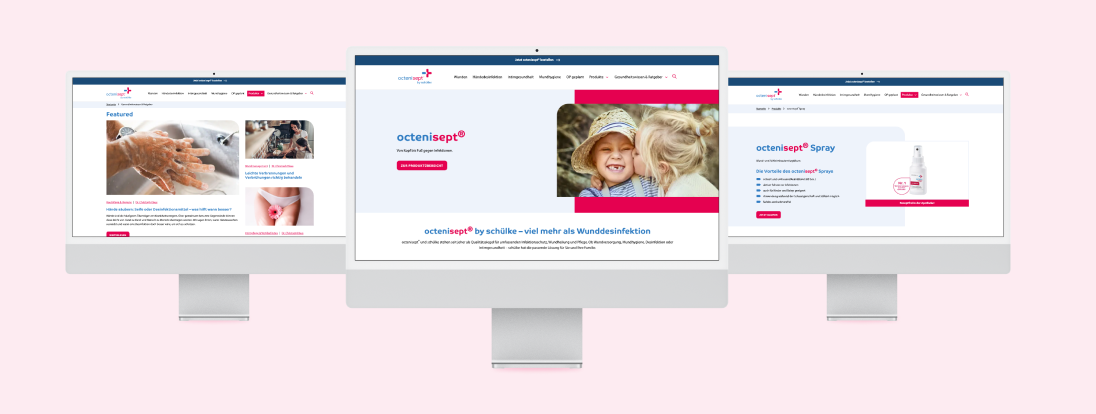 octenisept® | Website Relaunch, Marketing, SEO