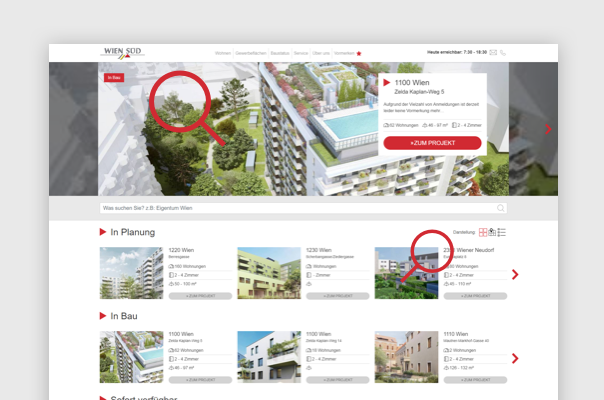 Wien-Süd Website Relaunch