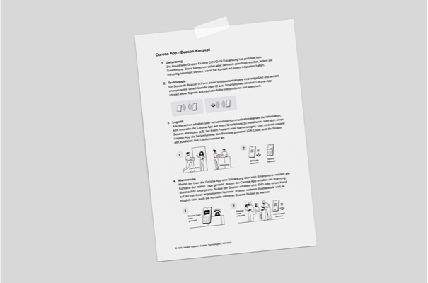 Konzept, Strategie & Marketing | Corona App NOVID20