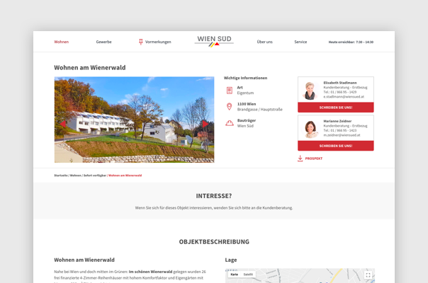 Wien-Süd Website Relaunch
