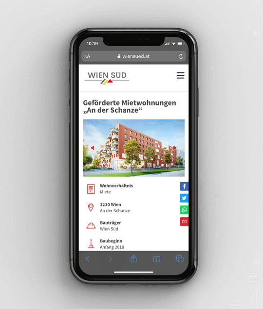 Wien-Süd Website Relaunch