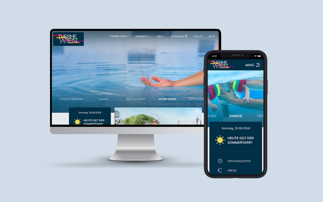 Therme Wien Website Relaunch