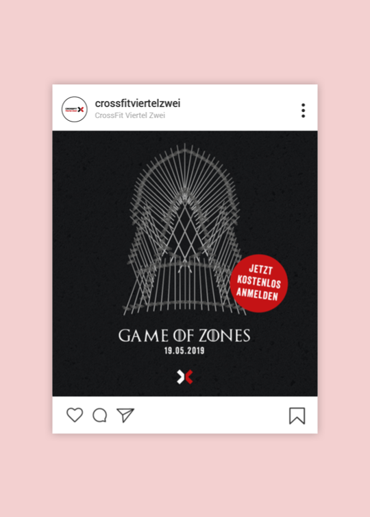 Game of Zones - CrossFit Viertel Zwei Social Media Event