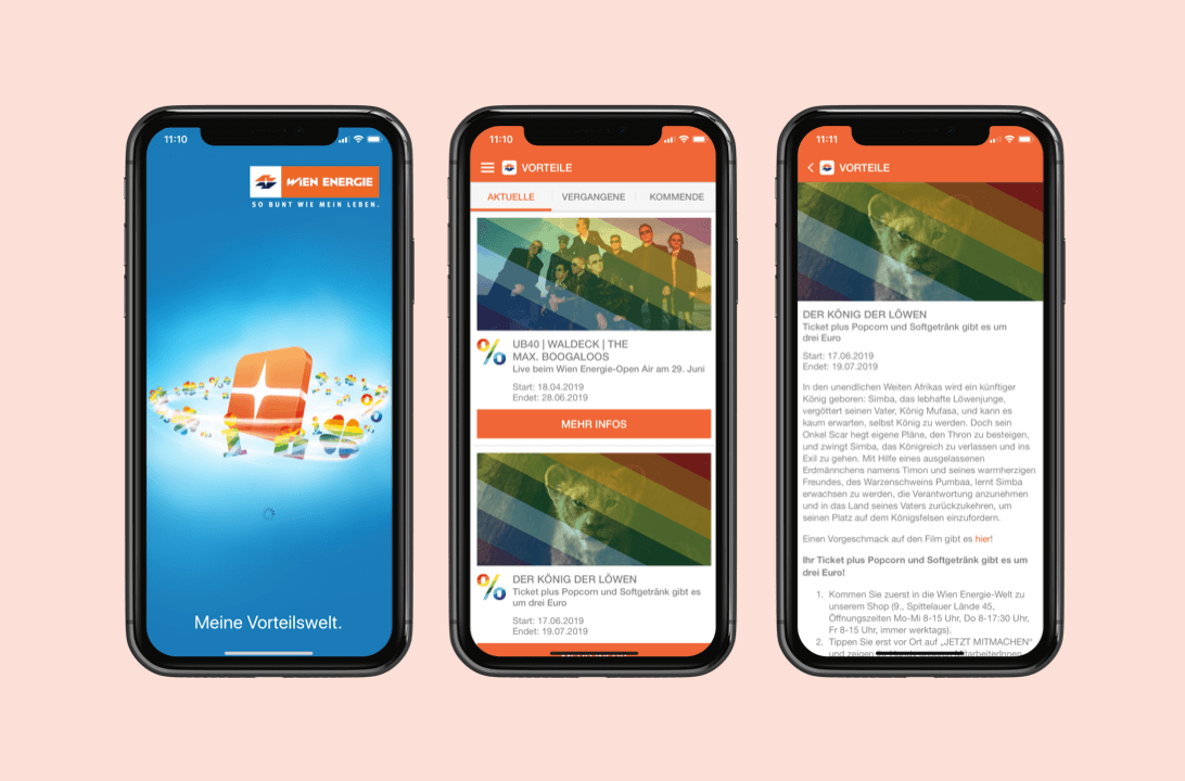 Extrawürstel App / Wien Energie-Vorteilswelt App by Wien Energie