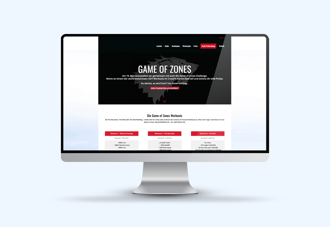 Game of Zones - CrossFit Viertel Zwei Social Media Event