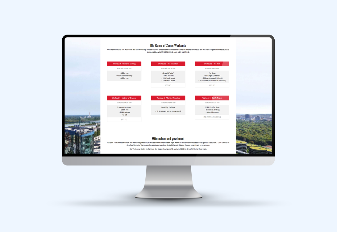 Game of Zones - CrossFit Viertel Zwei Social Media Event
