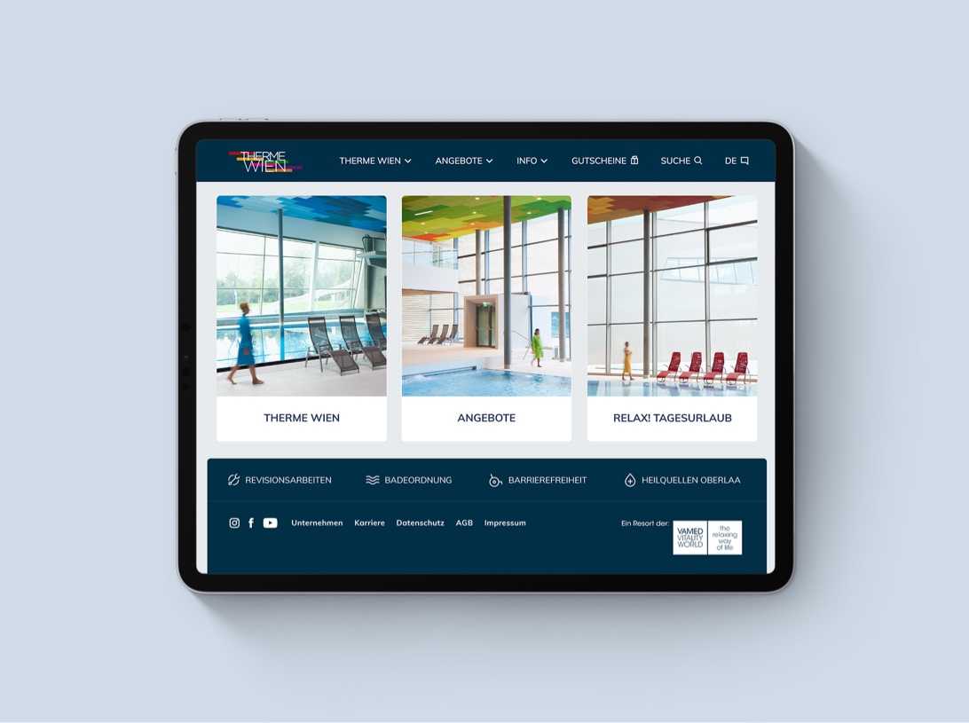Therme Wien Website Relaunch