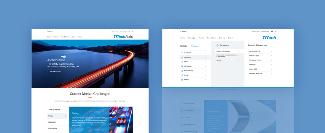 TTTech Website Relaunch