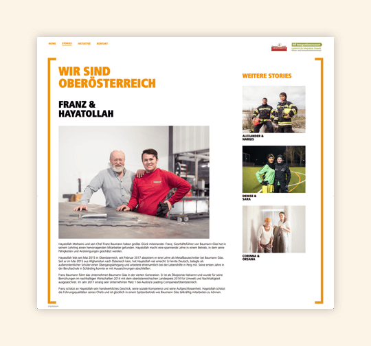 Rudi Anschober Kampagnenseiten, Konzepte, Betreuung