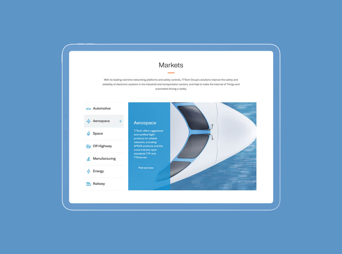TTTech Website Relaunch